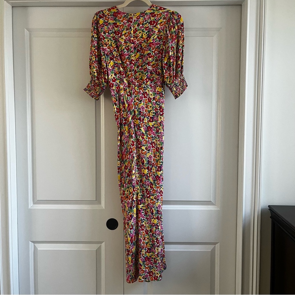 RIXO x Target Collab Multicolor Abstract Floral Midi Dress - Picture 8 of 14